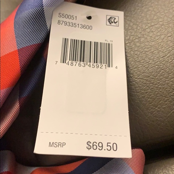 Tommy Hilfiger Buffalo Tartan Tie red. - Picture 2 of 3